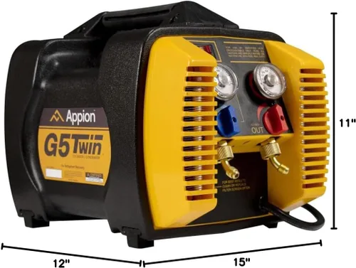 Miniatura 2 de Unidad de Recuperación de Cilindro Doble Appion G5TWIN, 3 litros