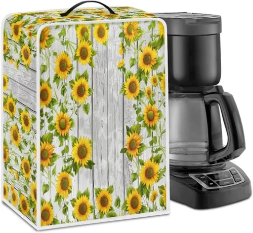 Miniatura 45 de DISNIMO Cubierta antipolvo para cafetera de mariposa azul, fundas para máquina de hacer café de cocina con mango superior, cubierta
