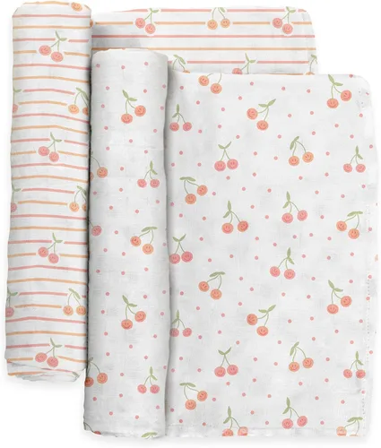 Miniatura 3 de JuJuBe x Studio Oh! - Juego de manta para envolver al bebé recién nacido, suave, cómoda, neutra para baby shower y registro de bebé, esenciales