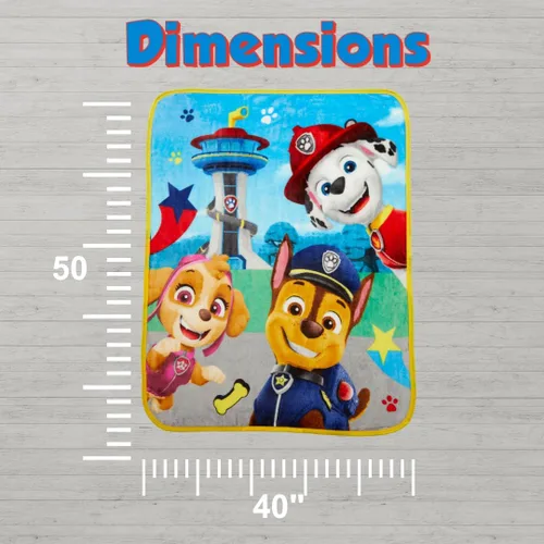 Miniatura 6 de Paw Patrol - Ropa de cama para niños, manta de seda supersuave al tacto, 40 x 50 pulgadas, (producto oficial con licencia) por Franco Patrulla Can
