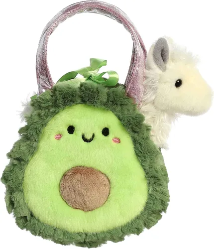 Aurora Fashion Fancy Pals Foodie Avocado - Peluche con elegante bolso para divertirse con disfraz, perfecto para niños de 3 años, disfraces y