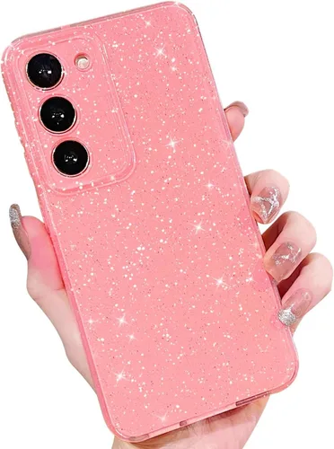 Miniatura 56 de MINSCOSE Compatible con Samsung Galaxy S22 Plus Case, Bonito Color Neón Brillante, con Purpurina Brillante Delgada Resistente a Golpes de Silicona