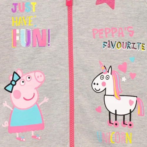 Miniatura 3 de Peppa Pig Conjunto de sudadera con capucha y leggings de unicornios para niña