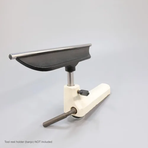 Miniatura 3 de Hurricane Turning Tools, Soporte de herramientas de 12 pulgadas con varilla de acero endurecido para torno de madera, longitud de poste de 4