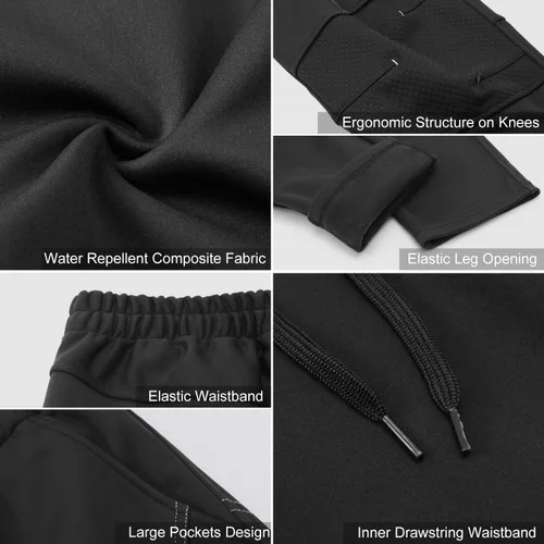 Miniatura 5 de INBIKE pantalones de invierno forro polar térmico para Multi deportes al aire libre.