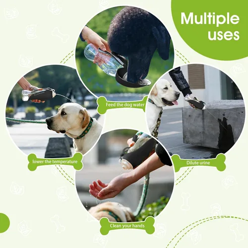 Miniatura 7 de SUPERDESIGN Botella de agua para perro, botella de agua portátil para perros pequeños a grandes, botella de agua de viaje para perros a prueba