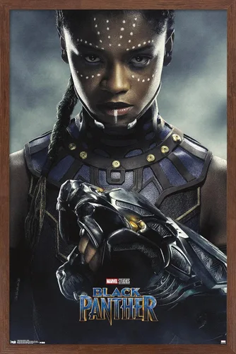 Miniatura 8 de Trends International Marvel Cinematic Universe - Póster de pared de una hoja de Shuri, Black Panther, 22.375 x 34 pulgadas, versión enmarcada