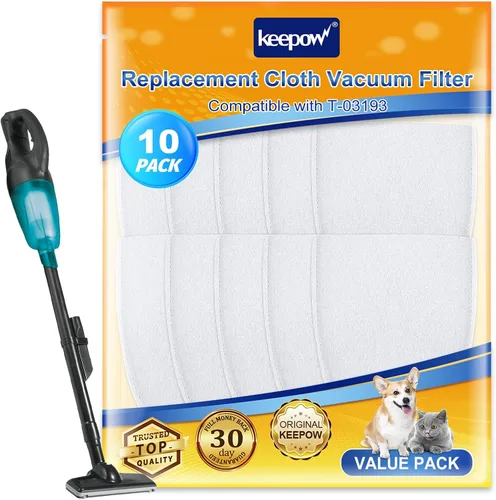 KEEPOW Filtros de vacío compatibles con Makita T-03193 Filtro de vacío de repuesto compatible con aspiradoras Makita XLC02 LC01 BCL180 443060-3,