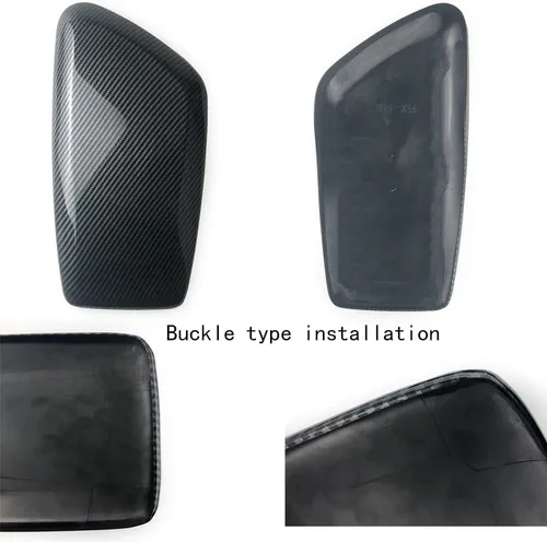Miniatura 6 de para BMW X1 X2 F39 F48 2016-2023 Cubierta de reposabrazos central de fibra de carbono para interior del automóvil, caja de consola, caja
