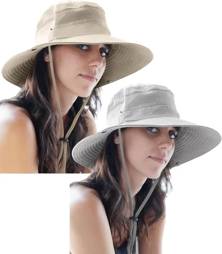 Miniatura 24 de GearTOP Safari Hat for Men Sun Hats for Women UV Protection UPF 50+ Fishing, Gardening, Hiking Hat (22-23 1/2")