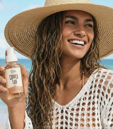 Miniatura 6 de Fragancia de bronceado de cobre para el cuerpo y el cabello, aroma sin preocupaciones de bronceado de verano y días en la playa, fragancia