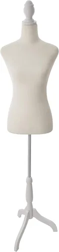 Maniquí de costura apto para alfileres, para vestido de mujer, con base de trípode