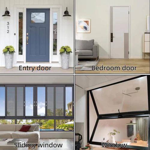 Miniatura 9 de Burlete de Espuma Tira de Sellado para Puerta para Espacio Pequeño, Forma de V Autoadhesivo Burlete para Puerta Aislamiento de Marco de Puerta