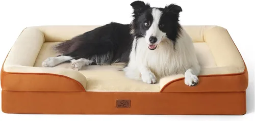 Miniatura 97 de Bedsure Cama ortopédica XL para perros extragrandes, cama lavable para perros y gatos, impermeable, cómodo sofá para perros con funda extraíble
