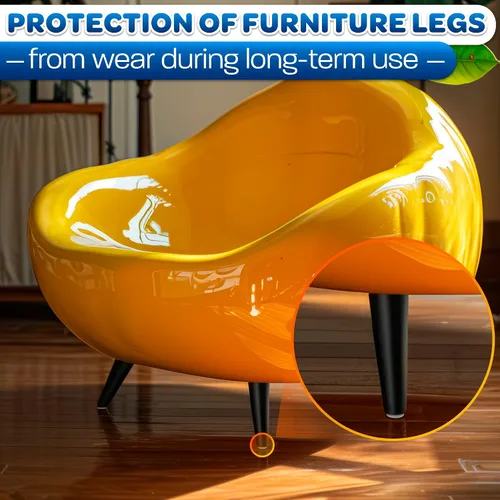 Miniatura 8 de 100 patas de plástico para muebles, deslizadores de uñas de 0.6 x 0.7 pulgadas, duraderas, fáciles de instalar, perfil bajo, deslizamiento suave