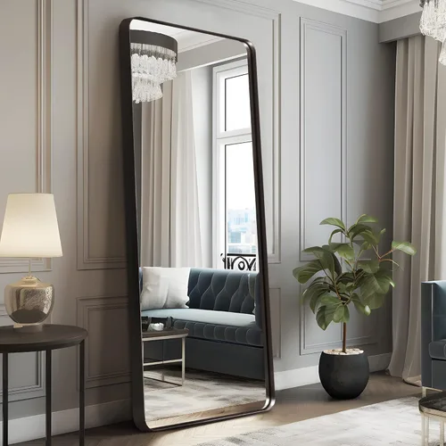 Miniatura 50 de NicBex Espejo de tocador de baño de 32 x 22 pulgadas, espejo de pared con marco de aleación para tocador de baño, dormitorio, pasillo y decoración