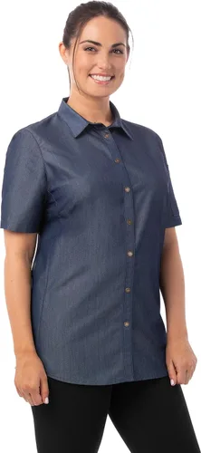 Miniatura 4 de Chef Works Camisa Detroit Denim para mujer