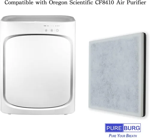 Miniatura 2 de PUREBURG Filtro de repuesto compatible con Oregon Scientific CF8410 y Ivation IVAHAP300 y SereneLife PSLAPU35 purificador de aire, 2