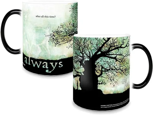 Morphing Mugs Harry Potter - Snape - After All This Time - Always - Taza sensible al calor de 11 onzas - Taza de cerámica que cambia de color para