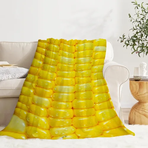 Miniatura 27 de Darani Manta de Caramelos Gumdrops Súper Suave Manta de Tiro Divertida Cálida y Ligera Mantas de Franela Suave 40x30 Extra Pequeña para Manta