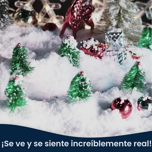 Miniatura 7 de Let it Snow Nieve Falsa Instantánea para Slime - Fabricada en los Estados Unidos, Suave, Segura y Fácil de Usar Polvo de Nieve Artificial - Nieve