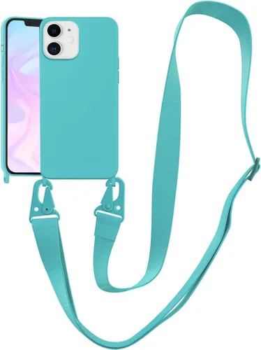 Miniatura 67 de Funda compatible con iPhone 13 con correa, funda cruzada para iPhone con cordón, ajustable, a prueba de golpes, protección contra caídas, funda