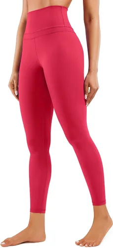 CRZ YOGA - Leggings de yoga con longitud de 78 para mujer, sensación de desnudez, pantalones ajustados con cintura alta, entrepierna de 25pulgadas