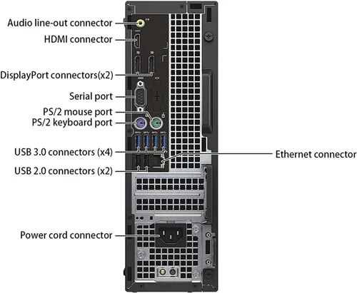 Miniatura 3 de Dell OptiPlex 7040 SFF PC de escritorio con monitor LCD FHD de 27 pulgadas, escritorio 7040 SFF Intel Core i5-6th, 16 GB de RAM, SSD de 512 GB