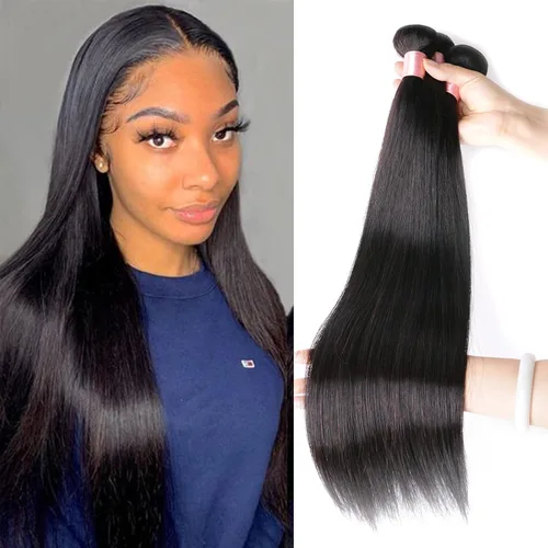 Miniatura 20 de Extensiones de cabello humano afro rizado 4B 4C Afro Kinky a granel de cabello humano virgen sin procesar para mujeres, negro natural, 8 pulgadas