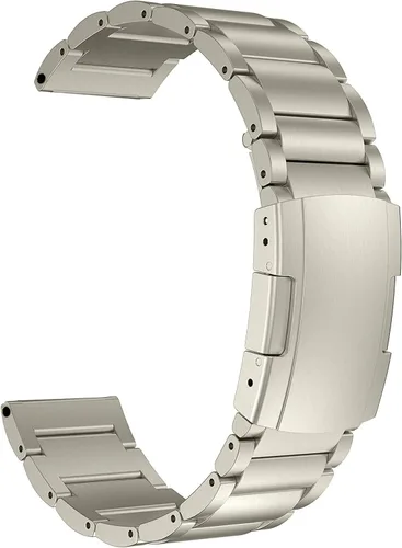 Miniatura 10 de Correa de titanio, pulsera de eslabones de metal ligera de 0.866 pulgadas, compatible con Samsung Galaxy Watch 3 de 1.772 pulgadas/1.811 pulgadas