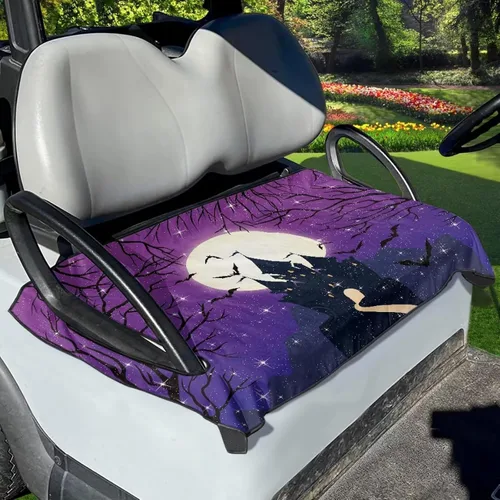 Miniatura 51 de Yewattles Funda de Asiento de Carrito de Golf Portátil Toalla de Asiento Club Car Ajuste Universal Carrito de Golf de 2 Asientos