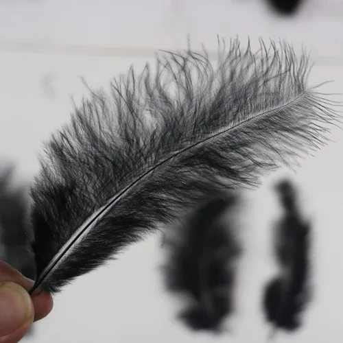 Miniatura 3 de Paquete de 100 plumas de marabú de pavo esponjosas de 4 a 6 pulgadas para manualidades, atrapasueños con flecos, plumas de colores, paquete