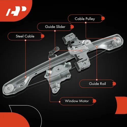 Miniatura 5 de A-Premium Elevalunas eléctrico con motor compatible con Buick Encore 2013-2019 lado trasero del conductor for Buick Encore 2013-2019