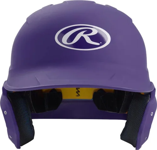 Miniatura 41 de Rawlings Casco de bateo de béisbol MACH Mate Tallas JR y SR Múltiples colores bermellón brillo