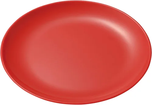Miniatura 23 de Nagao SP-115R Unbreakable Tableware, Round Plate, Red, Deep Plate, 7.9 inches (20 cm), Made in Japan 02: Rojo