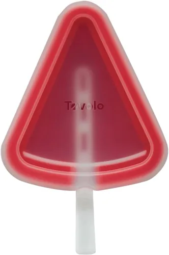 Miniatura 5 de Tovolo Molde para paletas de sandía, paquete de 4 moldes apilables de silicona para paletas con protectores de goteo para niños, molde de sandía