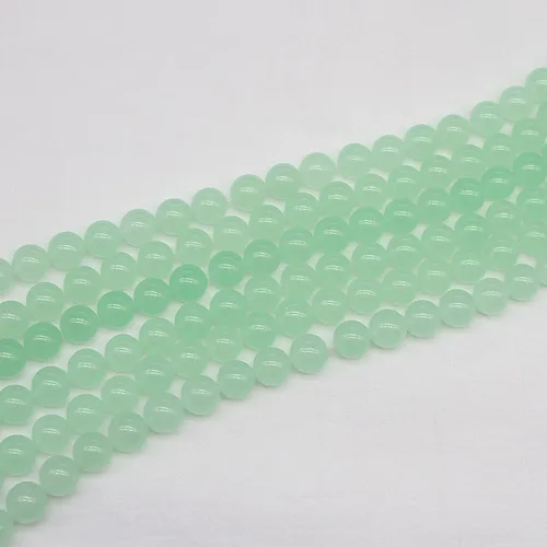Miniatura 28 de Cuentas espaciadoras mate de 0.315 pulgadas (0.315 in), cuentas de vidrio de ónix y escarcha, collar y pulsera para hacer joyas de bricolaje