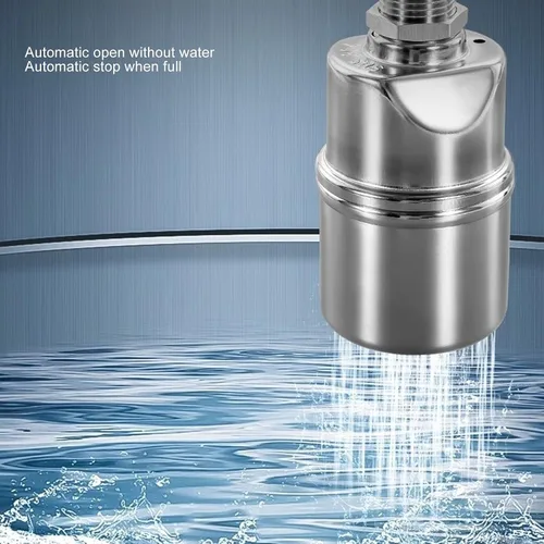 Miniatura 5 de Water Level Control Float Valve : Automatic Water Shut Off Valve 304 Stainless Steel Mini Ball Valve for Tank Dn20, Fully Automatic Controller with