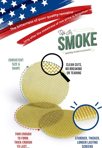 Miniatura 4 de Fabricado en los Estados Unidos: filtros de malla de latón de 50 3/8 pulgadas (.375 pulgadas)