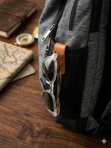 Miniatura 4 de Soporte magnético para gafas de sol, gafas/uso en el cuello de la camisa, mochila, bolso, bolsa