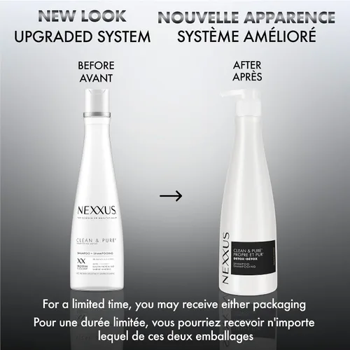 Miniatura 3 de Nexxus Champú clarificante limpio y puro con ProteinFusion, para cabello nutrido sin parabenos 13.5 oz