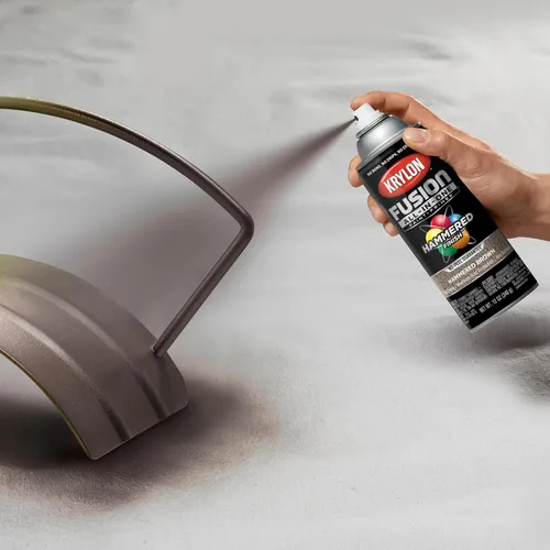 Miniatura 250 de Krylon Fusion - Pintura en aerosol adhesiva todo en uno para uso en interiores y exteriores, 12 onzas, aluminio