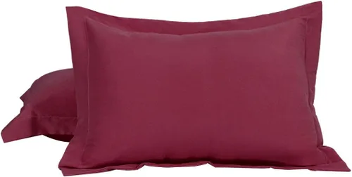 Miniatura 11 de uxcell Paquete de 2 fundas de almohada de microfibra cepillada suave con cierre de sobre, estándar (20 x 26 pulgadas), color verde aguacate