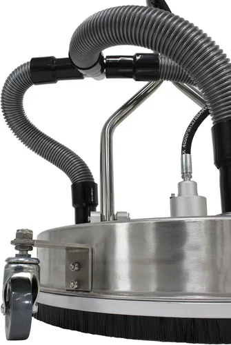 Miniatura 8 de Limpiador de superficies de acero inoxidable de 21 pulgadas con puerto de vacío, ruedas y accesorio para lavadora a presión de varilla 4000 PSI, 12