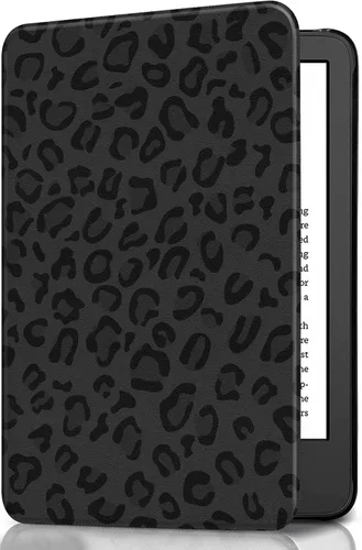Miniatura 8 de Funda para Kindle básico de 6 pulgadas (11.ª generación), múltiples ángulos, piel sintética, delgada, con función de encendido y apagado automático
