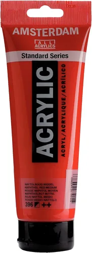 Miniatura 45 de Amsterdam Serie Estándar Tubo de Pintura Acrílica 120ml Azo Naranja 276 (17092762)