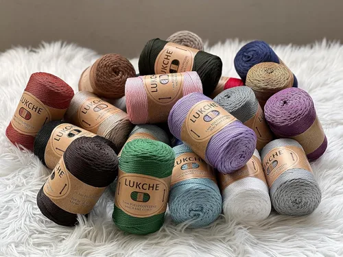 Miniatura 4 de Cordón de macramé de poliéster premium de 3 mm (134.72 metros), (250 g) 100% cuerda de macramé de polipropileno, hilo de crochet de macramé colorido
