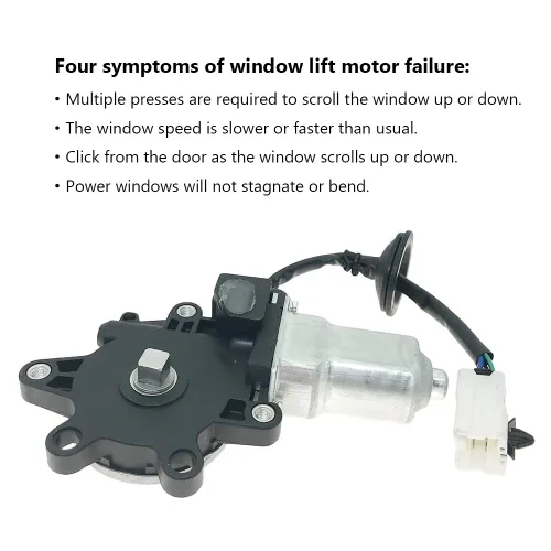 Miniatura 4 de Motor de elevación de ventana delantera izquierda lado del conductor para Nissan 350Z 2003-2009 2003-2007 Infiniti G35 2 puertas Coupé