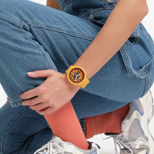 Miniatura 4 de Swatch New Gent BIO - Naranja fresca, Rojo