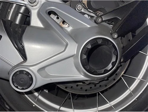 Miniatura 7 de Cubierta del eje de transmisión trasero de la motocicleta, ángulo recto, caja de cambios, cubierta de transmisión final compatible con BMW R 1200 GS